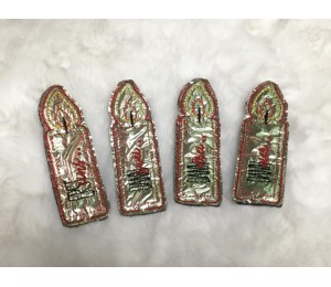 Stickserie ITH - 17 Blumenstecker Xmas